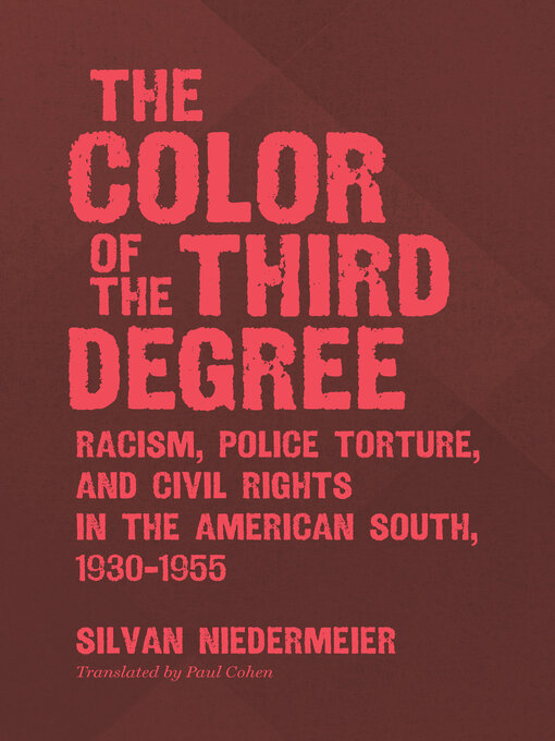 Title details for The Color of the Third Degree by Silvan Niedermeier - Available